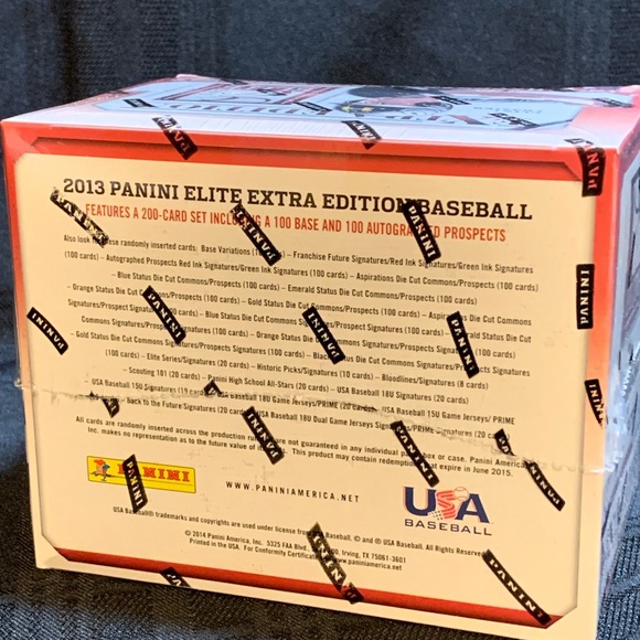 Panini Elite Extra Edition Baseball Trading Cards -Factory Sealed box - Picture 3 of 4